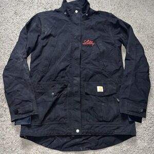 CARHARTT Force Rain Defender Women's  Lightweight Jacket Black S (no Hood)